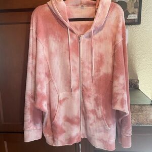 POL Light Pink Textured Knit Top